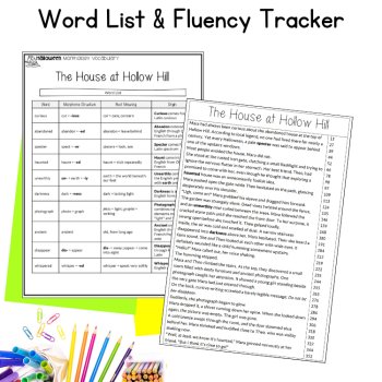 Halloween Morphology Reading Fluency Passages 6th 7th Grade Etymology Vocabulary, image 3
