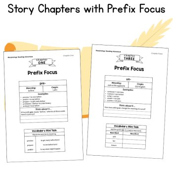 Morphology ELA Reading Activity Puzzles Prefixes Escape Room 5th 6th 7th Grade, image 2