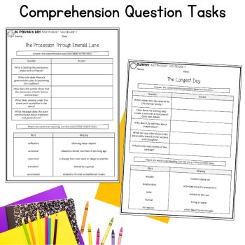 Morphology Science of Reading Fluency Passages Older Students 5th 6th 7th Grade, image 4