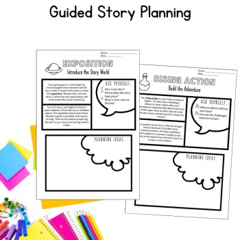 Graphic Novel Project Comic Book 5th 6th Grade Engaging Writing Reluctant Writer, image 3