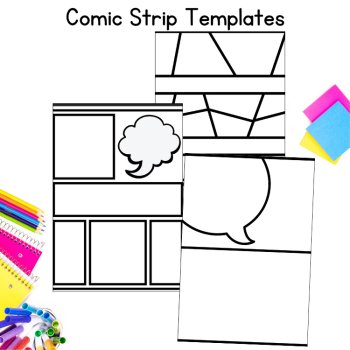 Graphic Visual Novel Comic Book Paper Engaging Writing Activity 5th 6th Grade, image 4