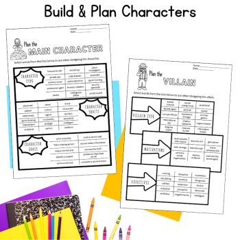 Secret Agent Graphic Novel Comic Book ELA Fun Writing Project Unit 5th 6th Grade, image 2