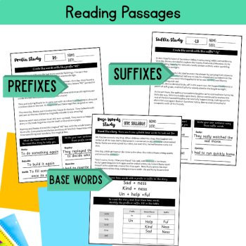Morphology Greek Latin Roots Base Words Prefixes Suffixes Word Work 5th 6th 7th, image 2