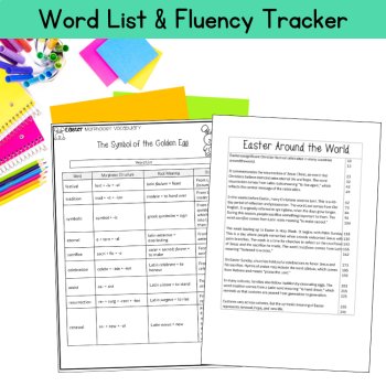 Easter Morphology Fiction Non Fiction Reading Comprehension Passages 5th 6th 7th, image 3