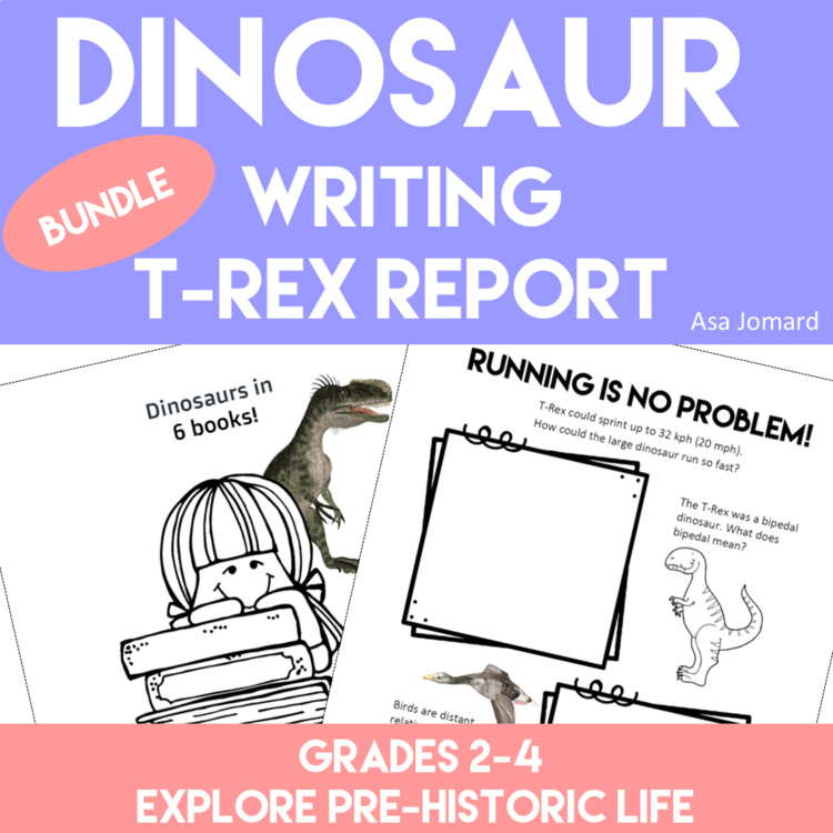 Engaging Dinosaur Activities Bundle | Fascinating T-Rex Research Project