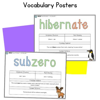Year Long Morphology Upper Elementary Reading Passages Word Work 6th 7th Grade, image 3