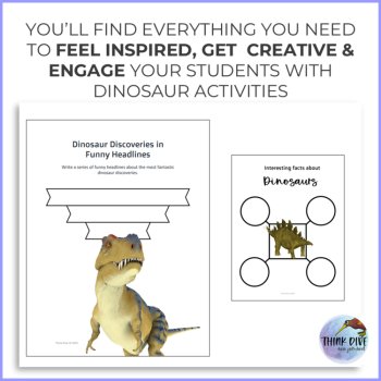 Explore Dinosaurs | Inspiring Writing Prompts with Unique Creative Dictionary, image 2