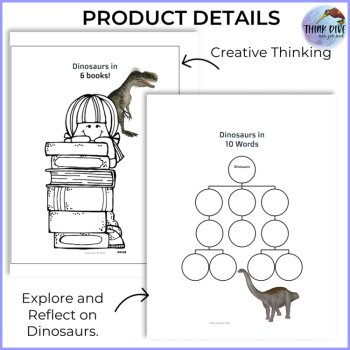 Explore Dinosaurs | Inspiring Writing Prompts with Unique Creative Dictionary, image 3