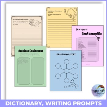 Explore Dinosaurs | Inspiring Writing Prompts with Unique Creative Dictionary, image 4