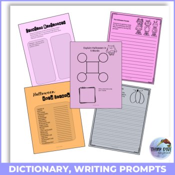 Celebrate Halloween | Inspiring Writing Prompts with Unique Creative Dictionary, image 4