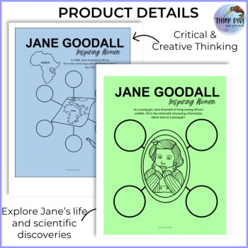 Celebrate Women in Science | Jane Goodall  Women's History Month and Earth Day, image 3