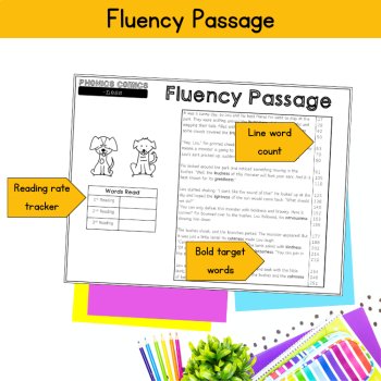 Funny Short Reading Passage 3rd 4th Grade Phonics Comic Morphology Suffix ness, image 3