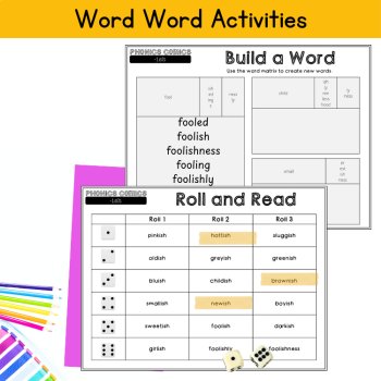 Suffix ish 4th Grade Fluency Passage Reading 3rd Grade Phonics Review Comic UFLI, image 4