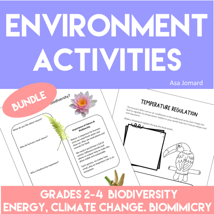 Increase Understanding with Engaging Environment Activities Bundle
