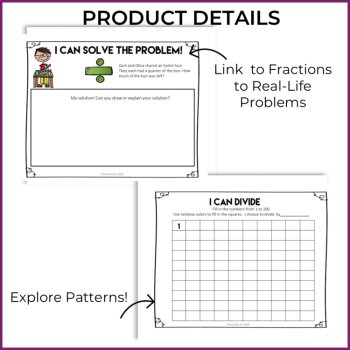 Improve Learning with Easter Fraction Math Journal Prompts | Write Math Stories, image 3