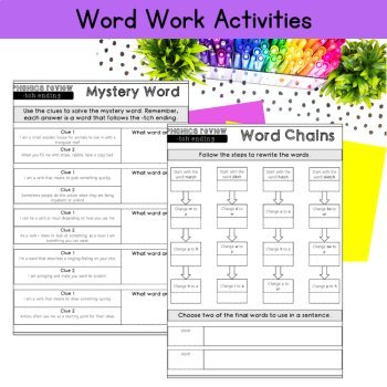Phonics Practice Worksheet Older Students Trigraph Reading Passage 3rd 4th Grade, image 3