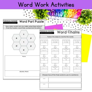 Open Closed Syllables Third Grade Fluency Activities Decodable Reading Practice, image 3