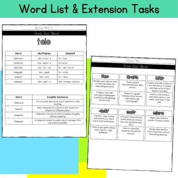 Middle School Morphology Root Word Matrix Graphic Organizer Affixes Practice, image 4