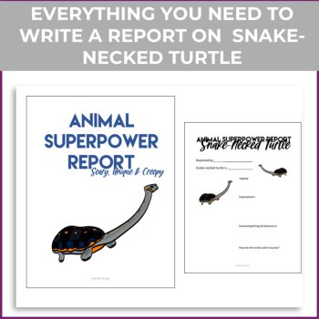 Unique Snake-Necked Turtle Activities | Write a Superpower Report, image 2