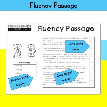 3rd 4th Grade Decodable Comics UFLI Aligned Phonics Centers Fun Fluency Packet, image 3