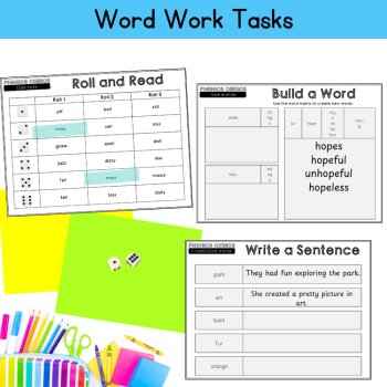 3rd 4th Grade Decodable Comics UFLI Aligned Phonics Centers Fun Fluency Packet, image 4
