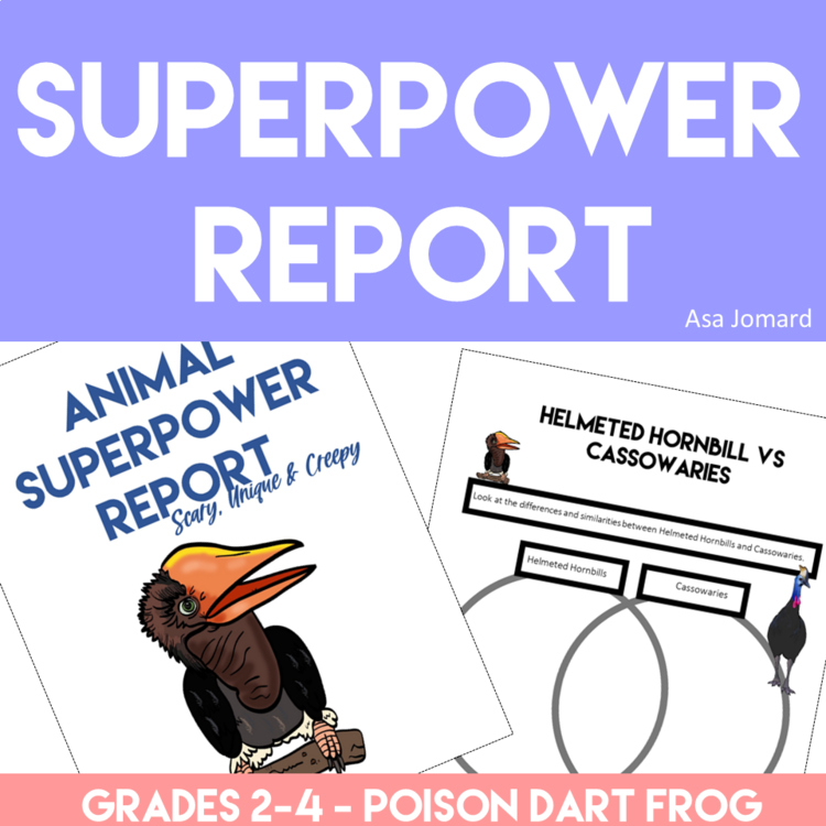 Engaging Helmeted Hornbill Activities | Write an Inspiring  Superpower Report