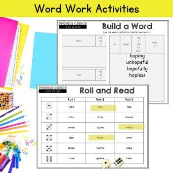 Vowel Consonant E cvce Reading Passages Fluency ELA Comics Phonics 3rd 4th Grade, image 4