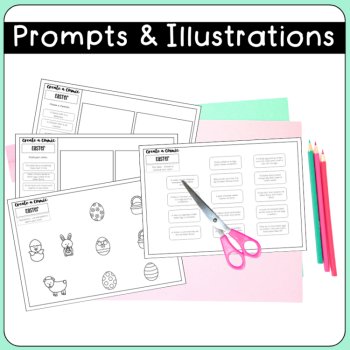 Easter Comic Book Story Creative Writing Paper Prompts Third Fourth Fifth Grade, image 4