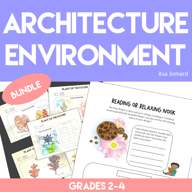 Unique Architecture Design Activities Bundle | Environmental Science Exploration