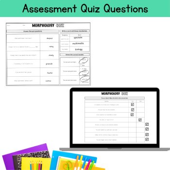 Greek & Latin Morphology Root Word Morning Work Review Centers 5th 6th 7th Grade, image 4
