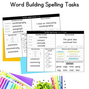Morphology Morphemes 5th 6th Grade Vocabulary Greek Latin Root Middle School, image 4