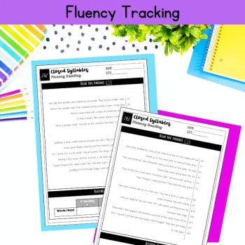 Closed Syllables Multisyllabic Short Vowel Words Fluency Passage 2nd 3rd Grade, image 3