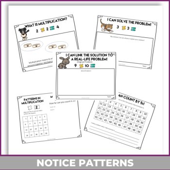 Inspiring Math Journal Prompts Bundle | Multiplication & Fraction Stories, image 2