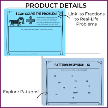 Inspiring Math Journal Prompts Bundle | Multiplication & Fraction Stories, image 3