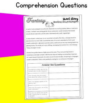 Fantasy Story Reading Fun Independent Activity Grade 4 Short Reading Passage 5th, image 3