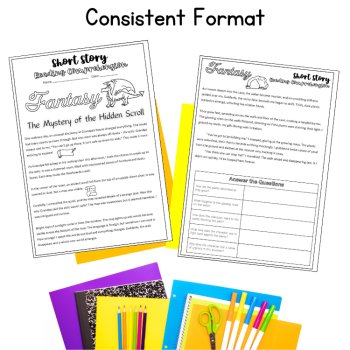 Fantasy Story Reading Fun Independent Activity Grade 4 Short Reading Passage 5th, image 4