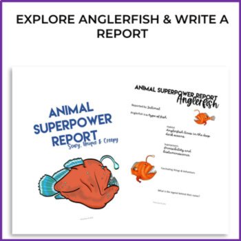Engaging Animal Superpower Bundle | Deep Sea Fish | Design Inspired Activities, image 4