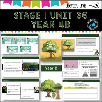 NSW DET Stage 1 English Unit 36 GENTLE GENIUS OF TREES Component B TERM 4B, image 3