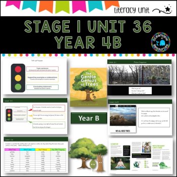 NSW DET Stage 1 English Unit 36 GENTLE GENIUS OF TREES Component B TERM 4B, image 4