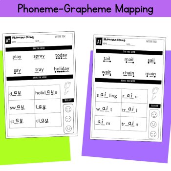 3rd 2nd Grade Phonics Review Consonant Digraph & Vowel Teams Reading Assessment, image 3