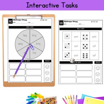 3rd 2nd Grade Phonics Review Consonant Digraph & Vowel Teams Reading Assessment, image 4