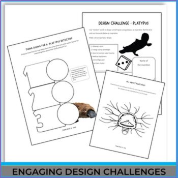 Inspiring Australia Bundle | Unique Platypus Life Cycle Activities & Biomimicry, image 4