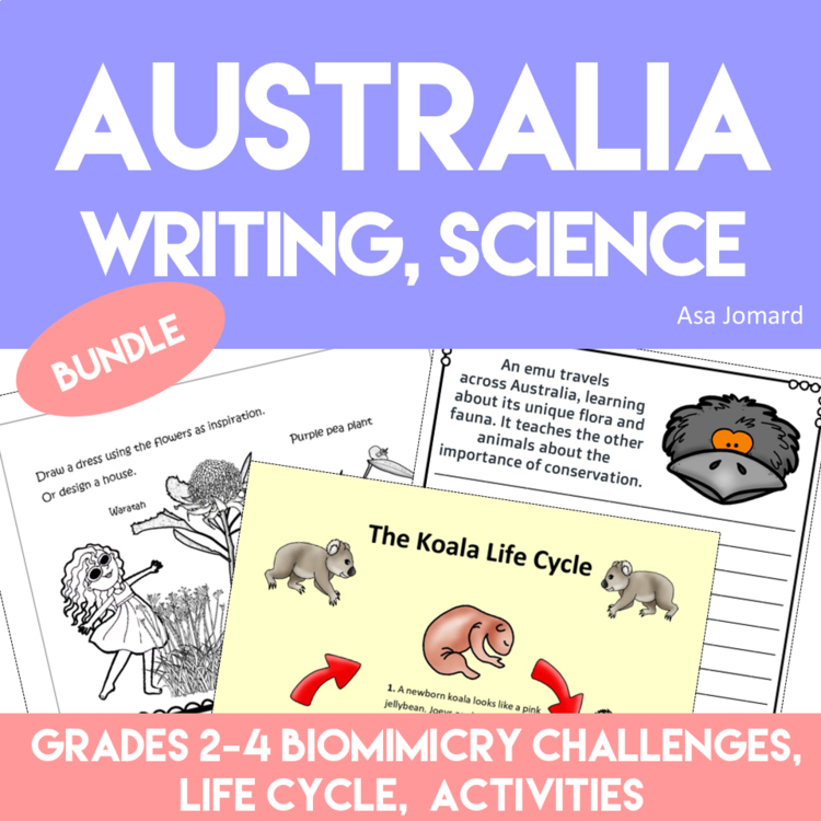 Inspiring Australian Animals Life Cycle Bundle | Unique Biomimicry Adventures