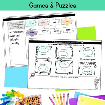 Morphology Practice Activities Games Worksheets 4th 5th Grade Science of Reading, image 3