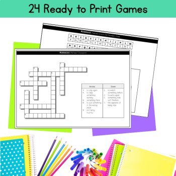 Prefixes Suffixes Morphology Games Puzzles Science of Reading Centers 3rd Grade, image 2