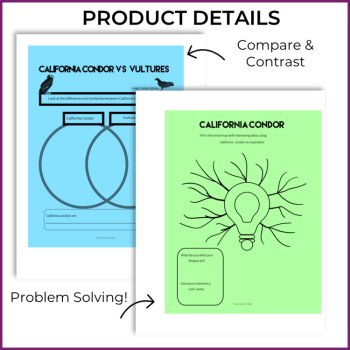 Engaging California Condor Superpower Report | Design Inspired Activities, image 3