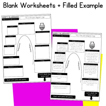 Story Elements Mystery Fun Engaging Writing Packet 5th 6th Grade ELA Centers, image 4