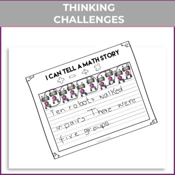 Engaging Math Journal Multiplication Prompts | Write Valentine Math Stories, image 2