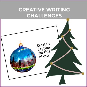 Inspiring Christmas, Winter Creative Writing Activities  | "Caption this. . .", image 2