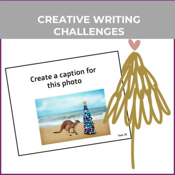 Inspiring Christmas, Winter Creative Writing Activities  | "Caption this. . .", image 3